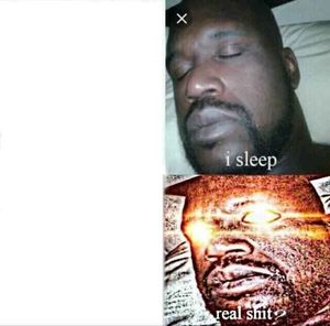 Sleeping Shaq meme template - Click to use
